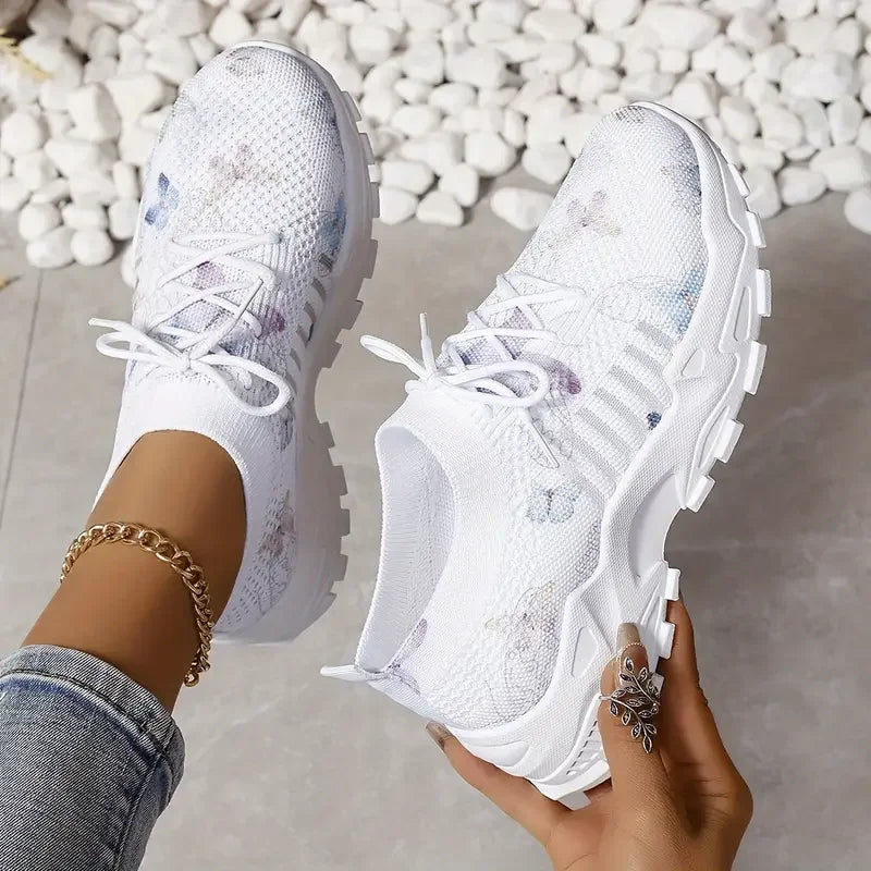 Aviana | Butterfly patterned sneakers