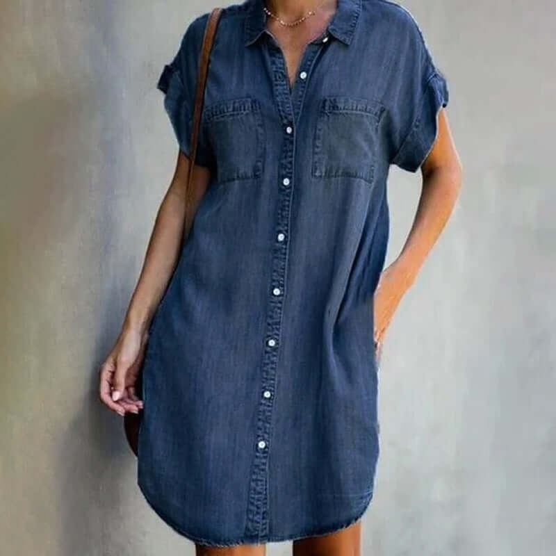 Valerie | Elegant denim dress