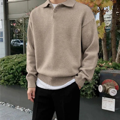 Jasper | Luxury Wool Polo Sweater