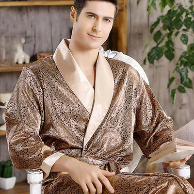 Eli | Stylish Satin Bathrobe