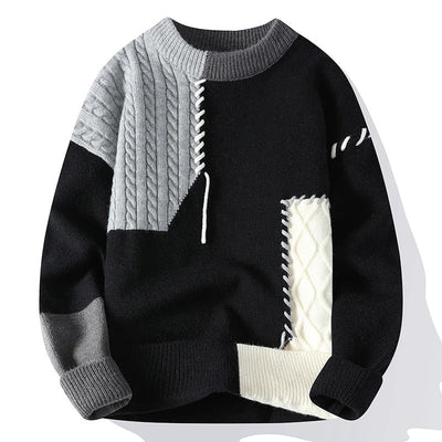 Barnaby | Fashionable Patchwork Sweater