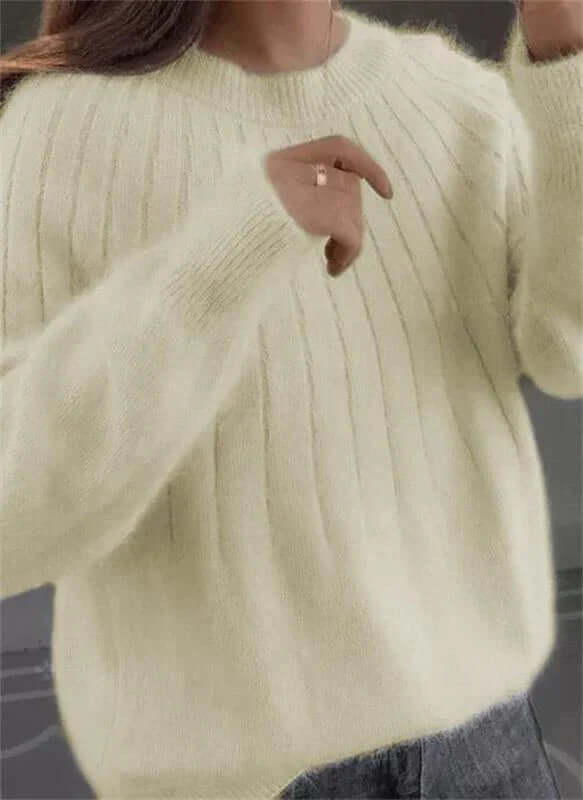 Ana | Fluffy Cashmere Knitted Jumper