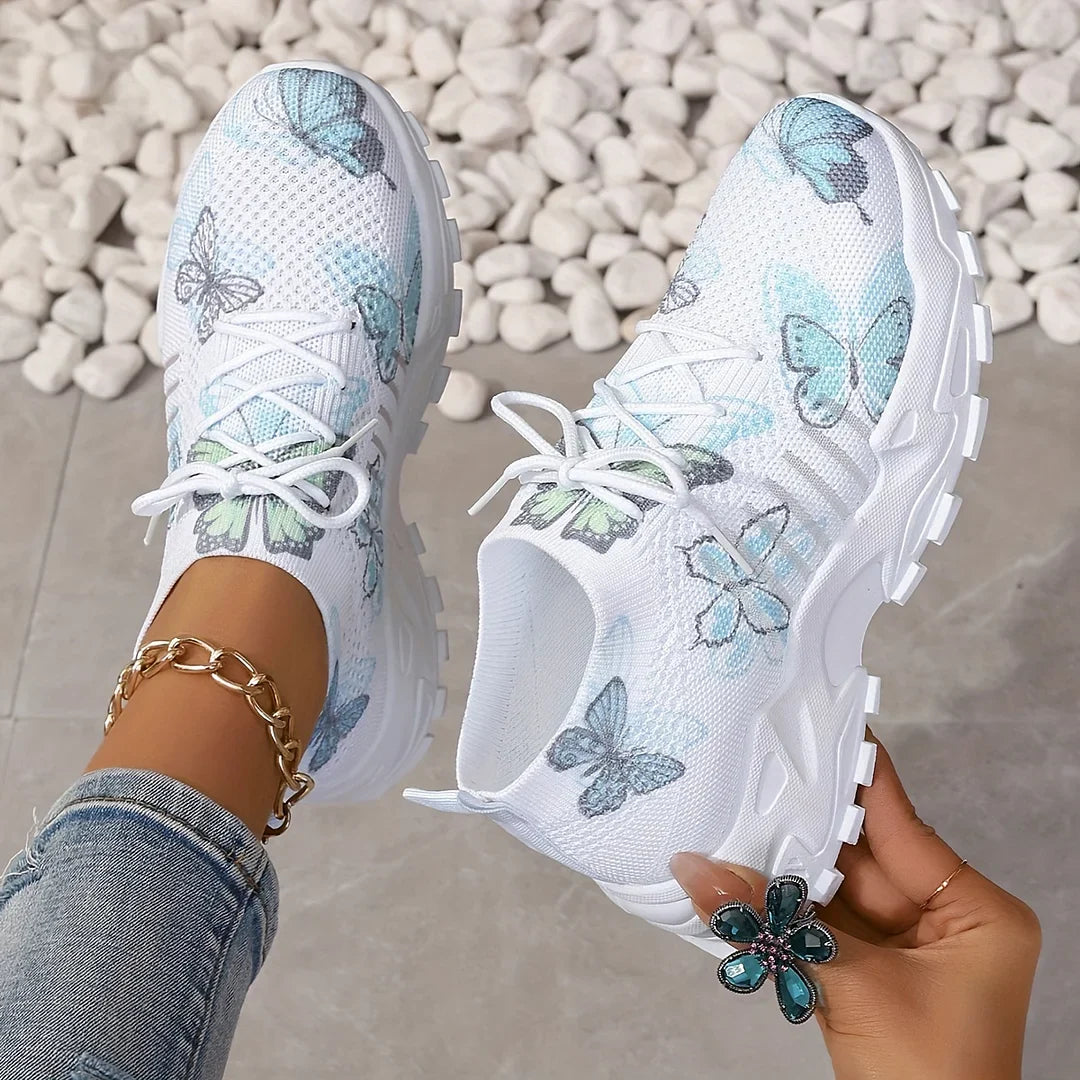 Aviana | Butterfly patterned sneakers