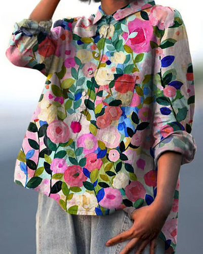 Claudia | Blouse with floral print