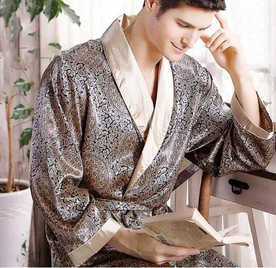 Eli | Stylish Satin Bathrobe