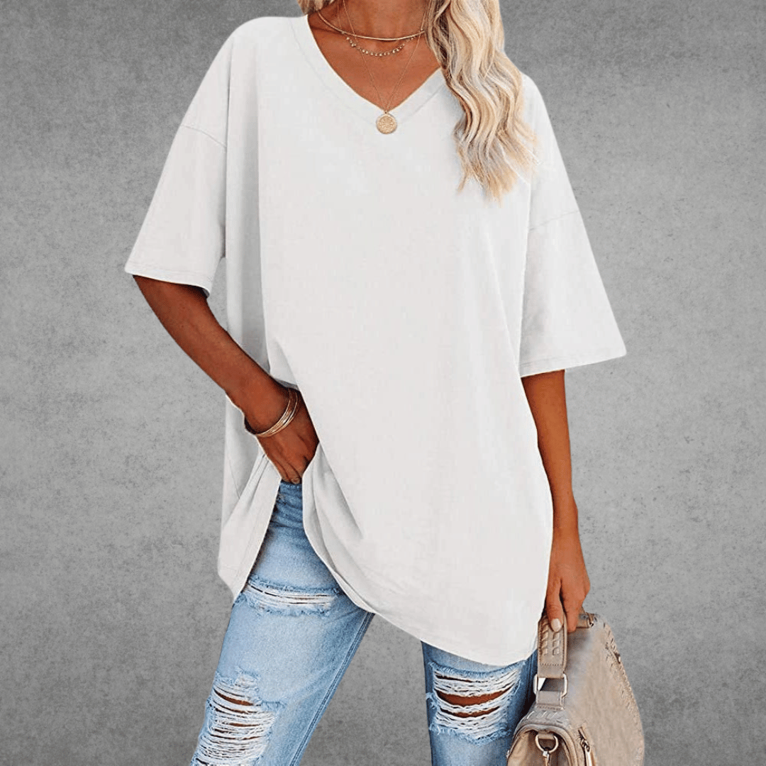 Keira | Elegant V-neck T-shirt