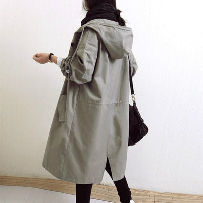 Olivia | Fashionable Long Trench Coat