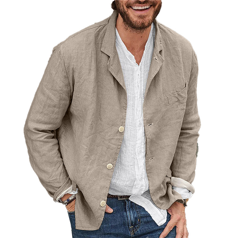 Zane | Cotton and Linen Suit Jacket