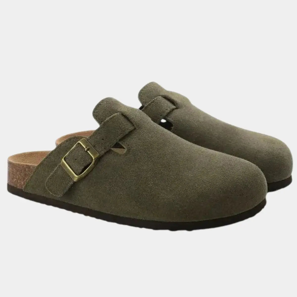 Travis | Orthopedic Suede Clogs