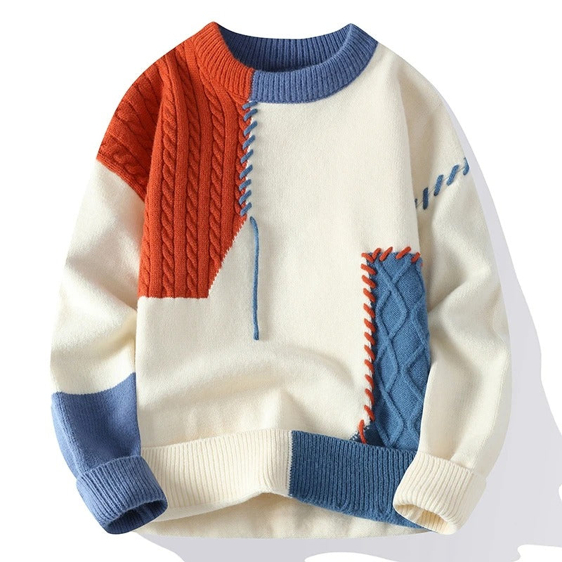 Barnaby | Fashionable Patchwork Sweater