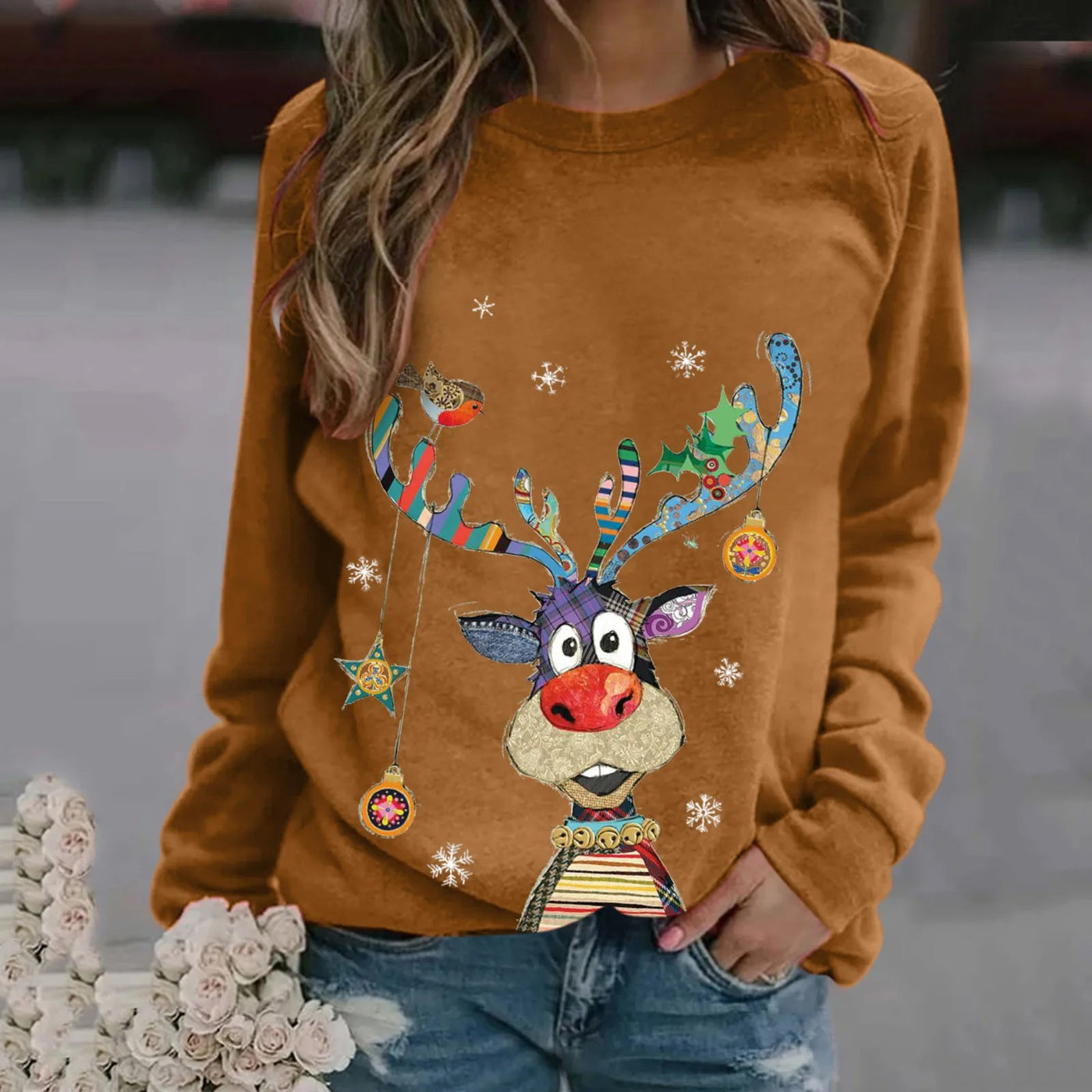 Tatiana | Crew Neck Christmas Sweater