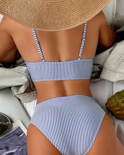 MARIE | STRIPED BIKINI SWIMSUIT