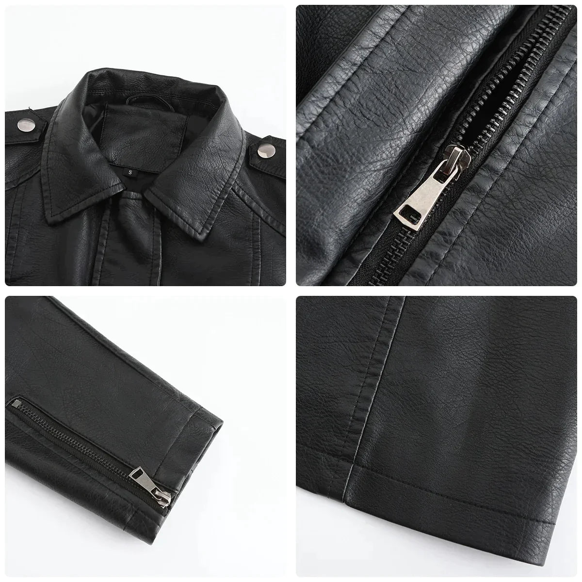 Josie | Long women's leather jacket with belt