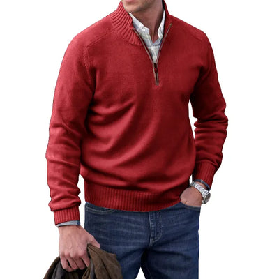 Aaron | MEN'S CASHMERE SWEATER WITH ZIP