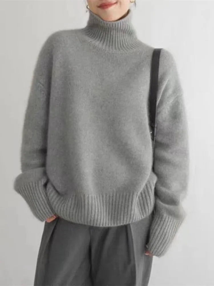 Fiona | Cashmere Turtleneck Sweater