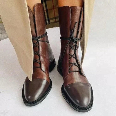 Alexa | Vintage style boots with heels