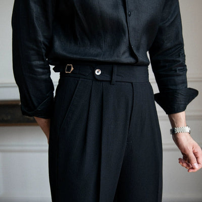 Liam | Vintage High Waist Trousers