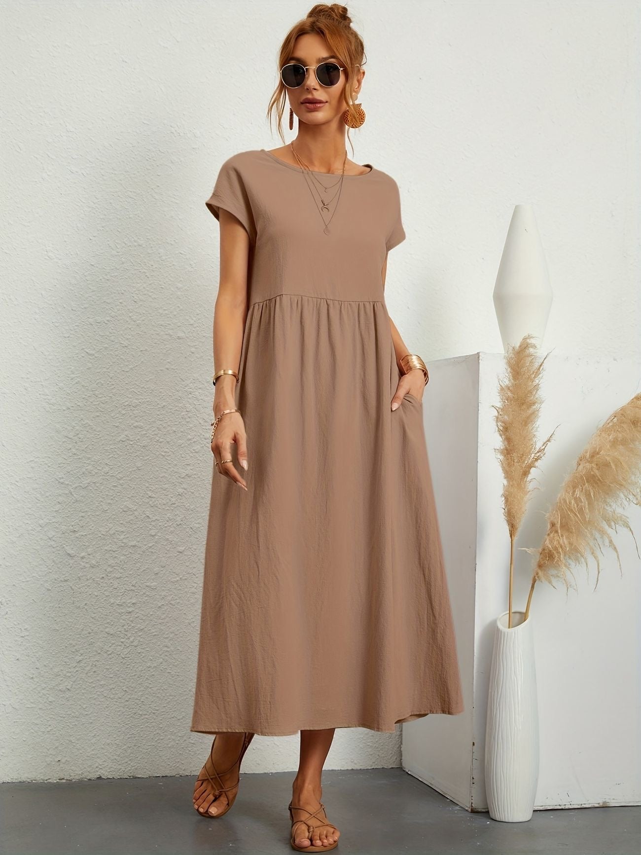 Lucia | Casual Dress with O-neck