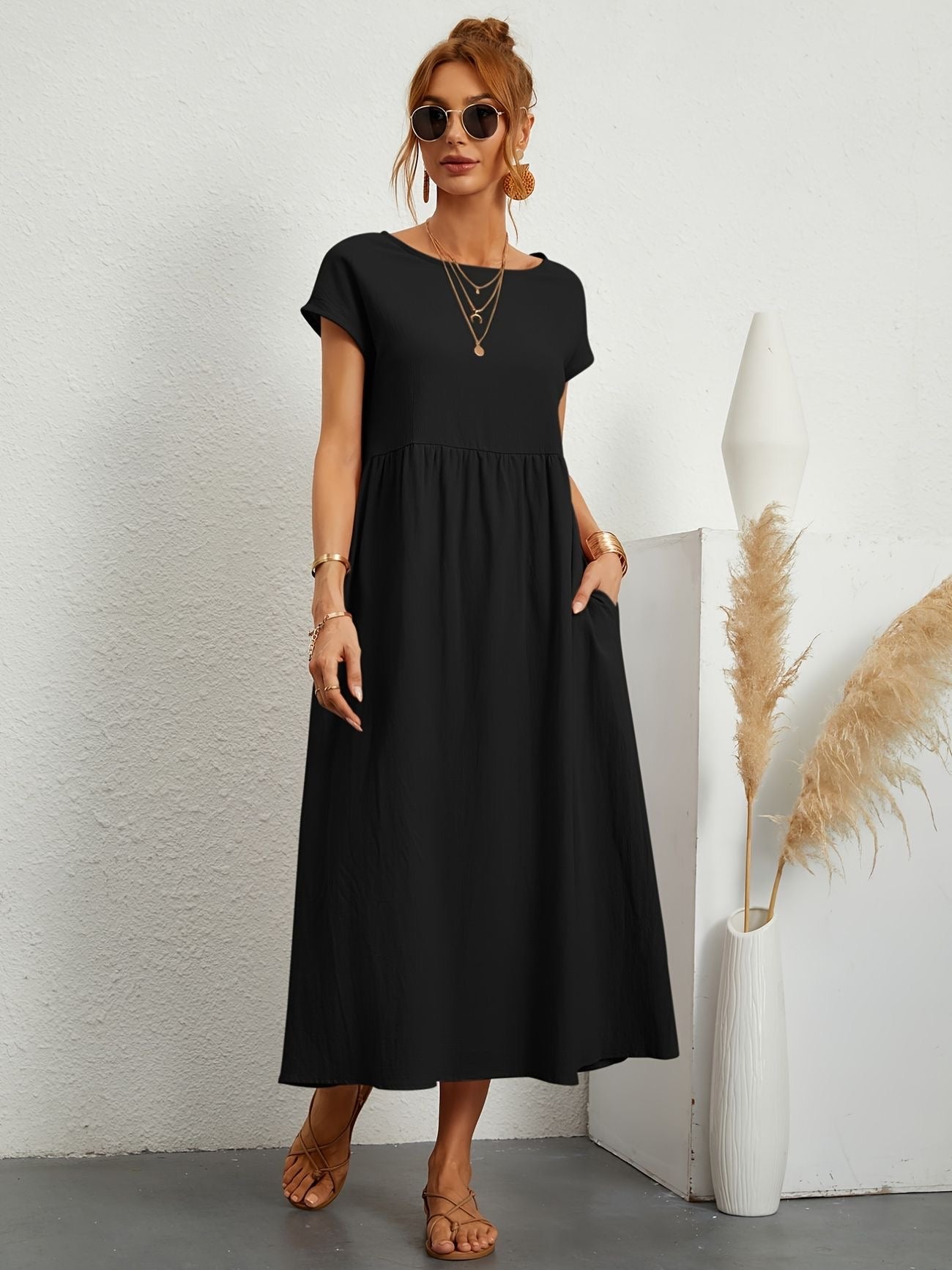 Lucia | Casual Dress with O-neck