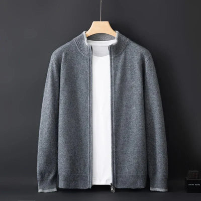 Aidan | Cashmere jacket with zipper