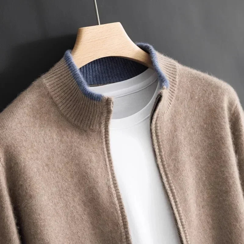 Aidan | Cashmere jacket with zipper