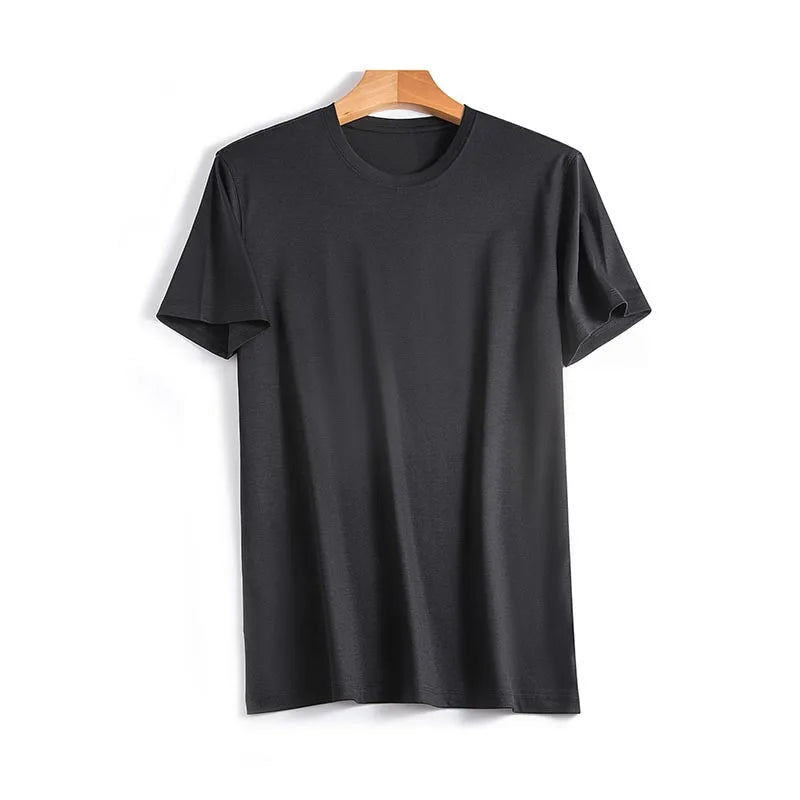 Lucas | Half sleeve Silk T-Shirt