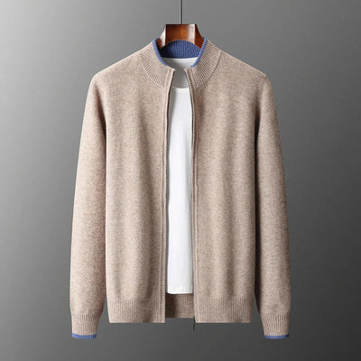 Aidan | Cashmere jacket with zipper