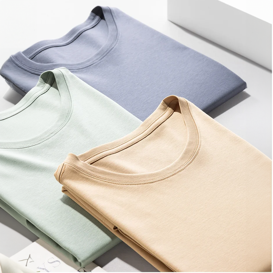 Lucas | Half sleeve Silk T-Shirt