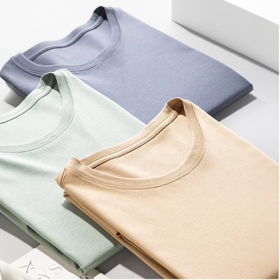 Lucas | Half sleeve Silk T-Shirt