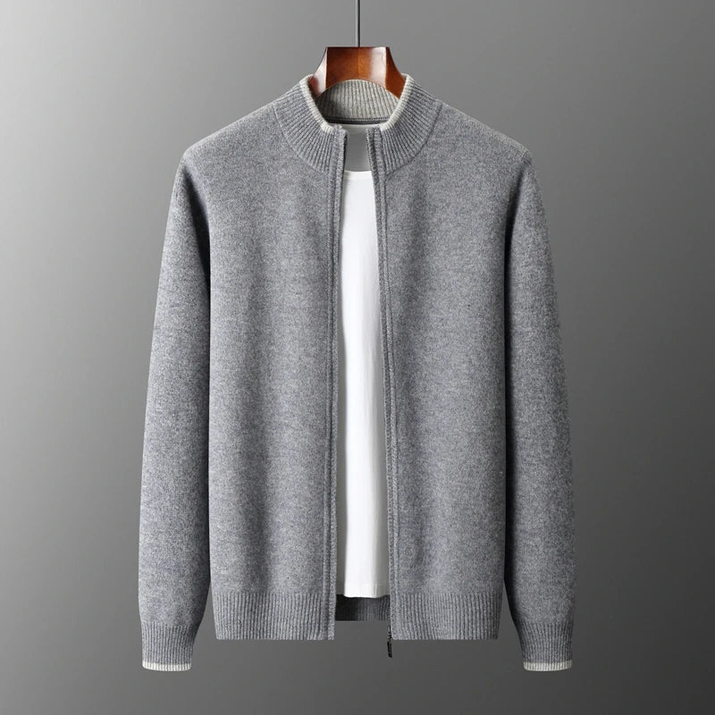 Aidan | Cashmere jacket with zipper