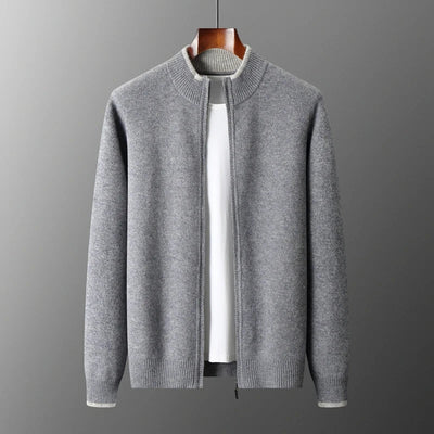 Aidan | Cashmere jacket with zipper