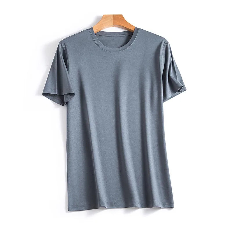 Lucas | Half sleeve Silk T-Shirt