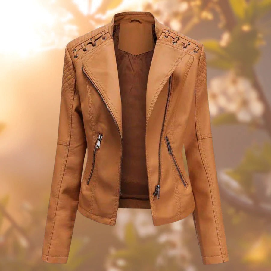 Lara | Elegant women's leather jacket