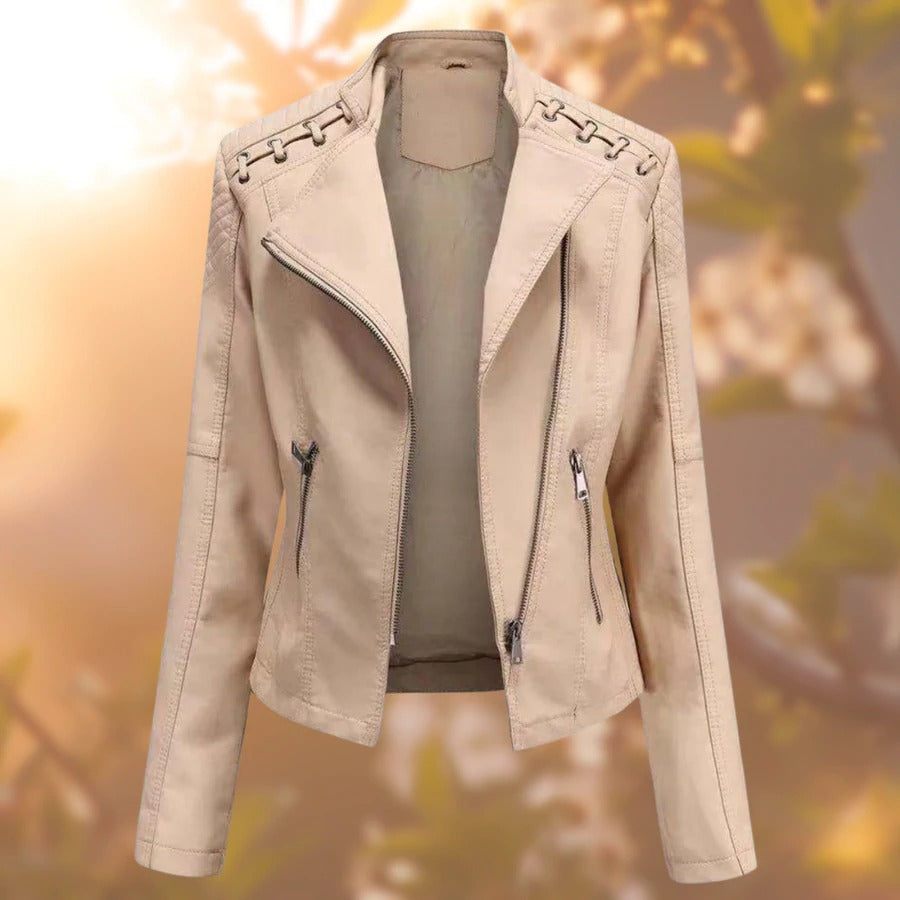 Lara | Elegant women's leather jacket