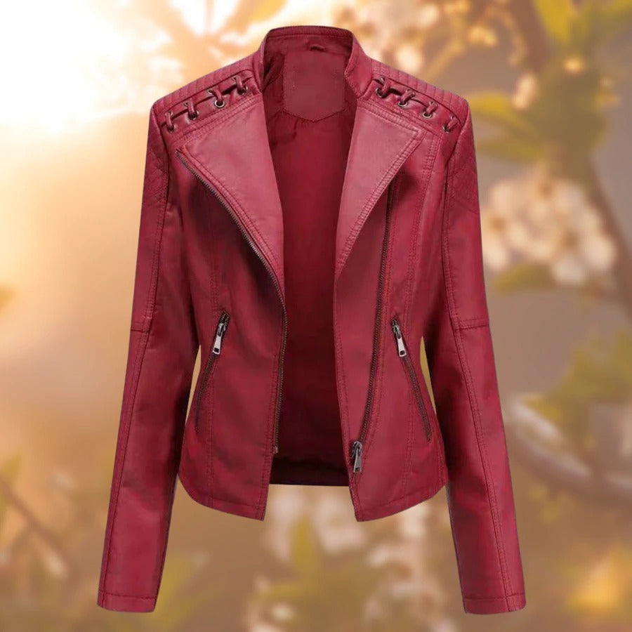 Lara | Elegant women's leather jacket