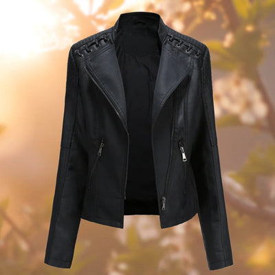 Nicole - Stylish leather jacket for women