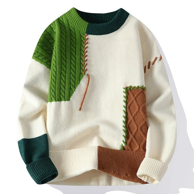 Barnaby | Fashionable Patchwork Sweater