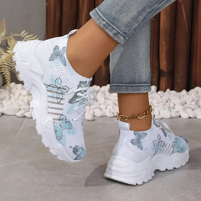 Aviana | Butterfly patterned sneakers