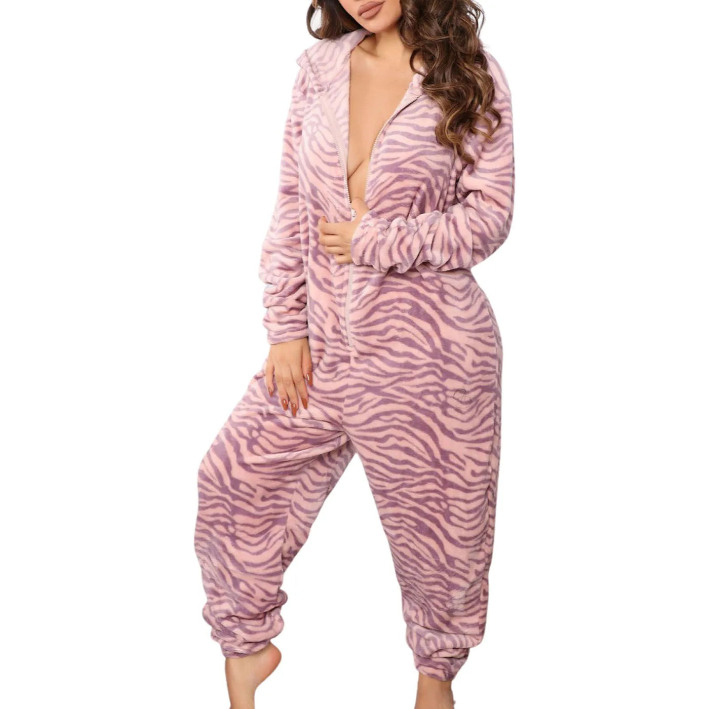 Pamela | Fleece Christmas Jumpsuit