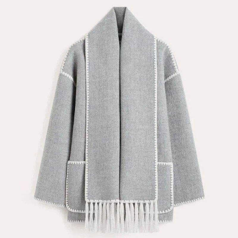 Florence | Elegant Scarf Coat