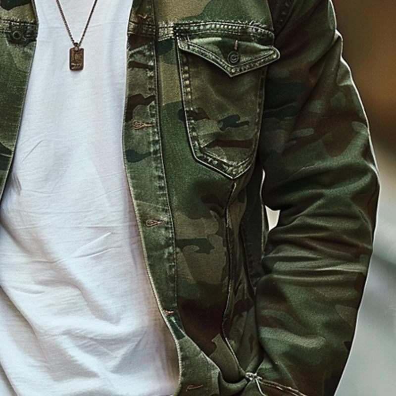 Gavin | Camouflage Canvas Jacket