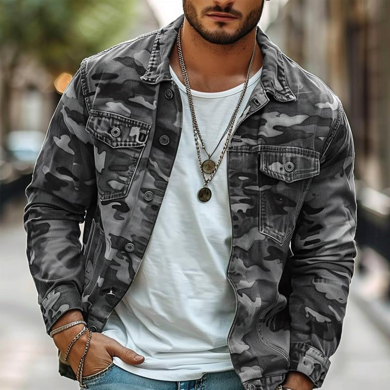 Gavin | Camouflage Canvas Jacket