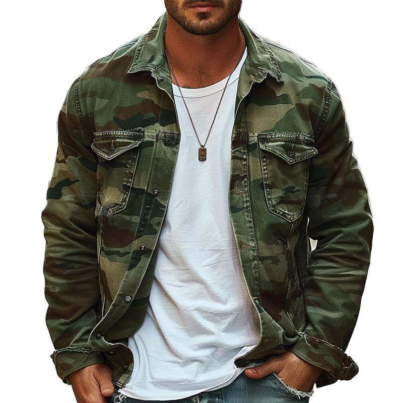 Gavin | Camouflage Canvas Jacket