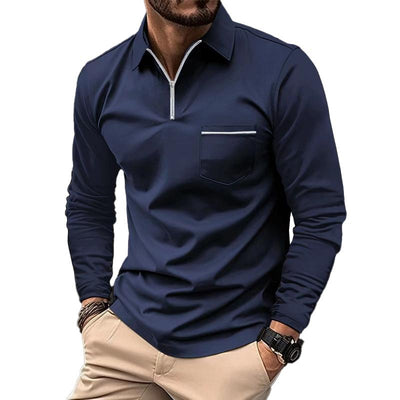 Tyler | Fashionable Long Sleeve Polo Shirt