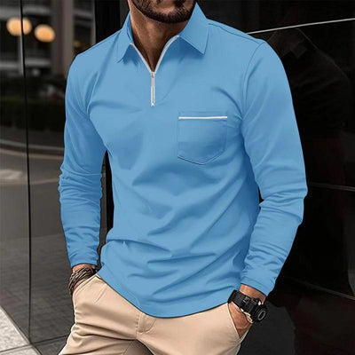 Tyler | Fashionable Long Sleeve Polo Shirt