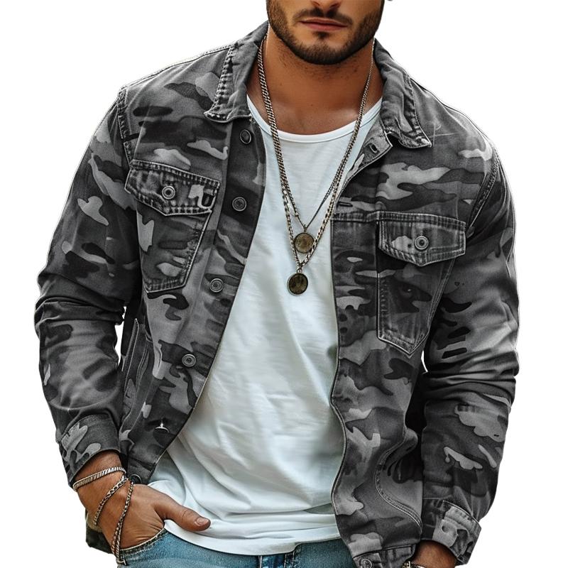 Gavin | Camouflage Canvas Jacket