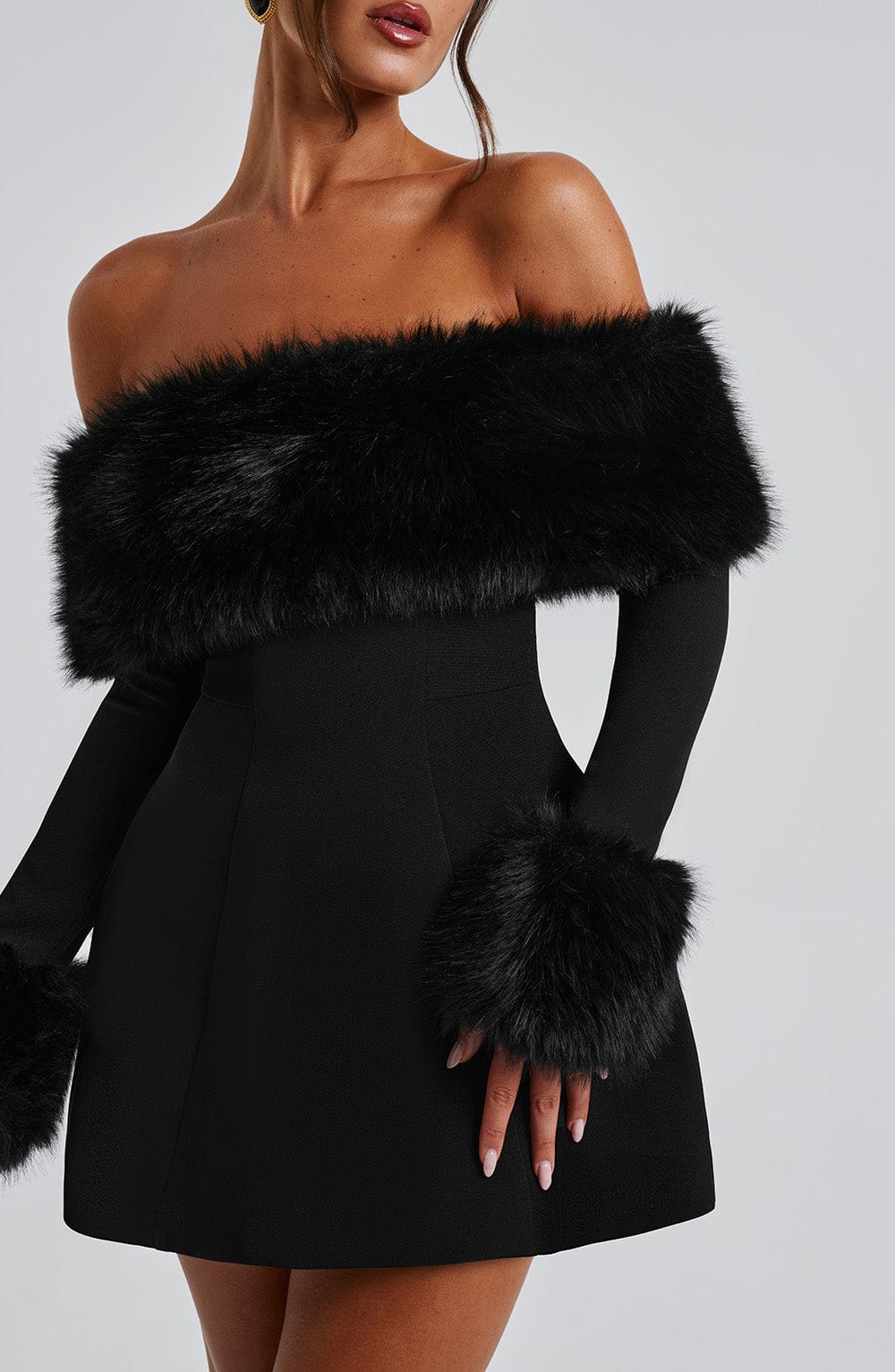 Elsie | Luxurious Fur Dress