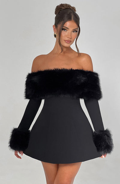 Elsie | Luxurious Fur Dress