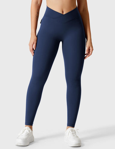 Addison | Trendy V-waistband Charm Leggings